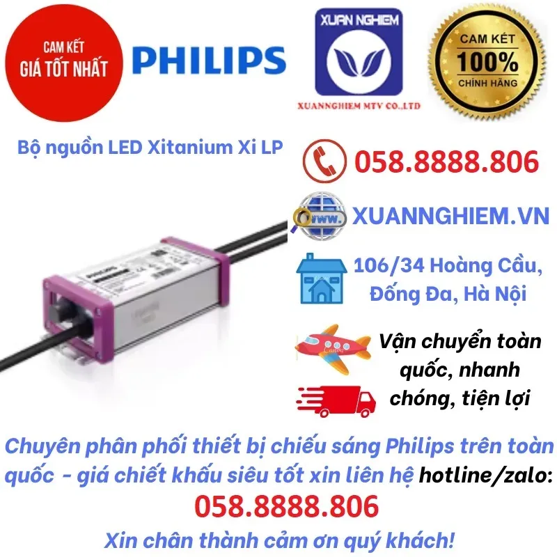 Bộ nguồn LED Xitanium Xi EP LV 250W 4.0-8.3A WL I215