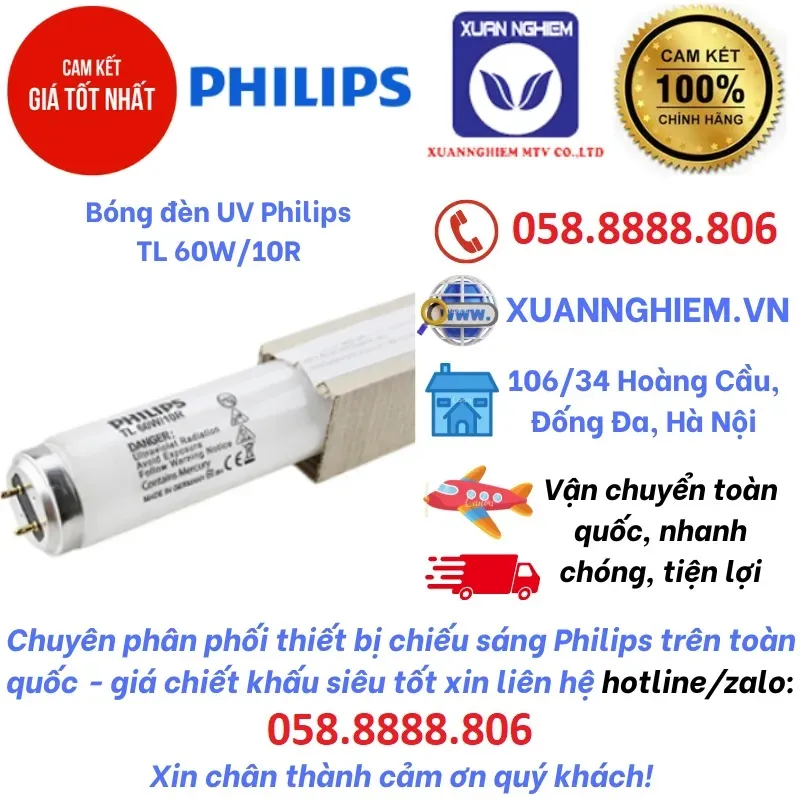 Bóng đèn UV Philips TL 60W/10R