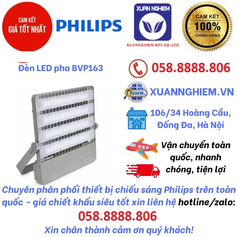 Đèn LED pha BVP163 LED200/WW 220W 220-240V SWB GM