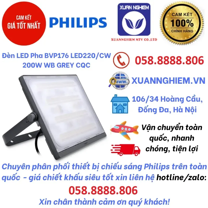 Đèn LED pha BVP172 50w 5700k