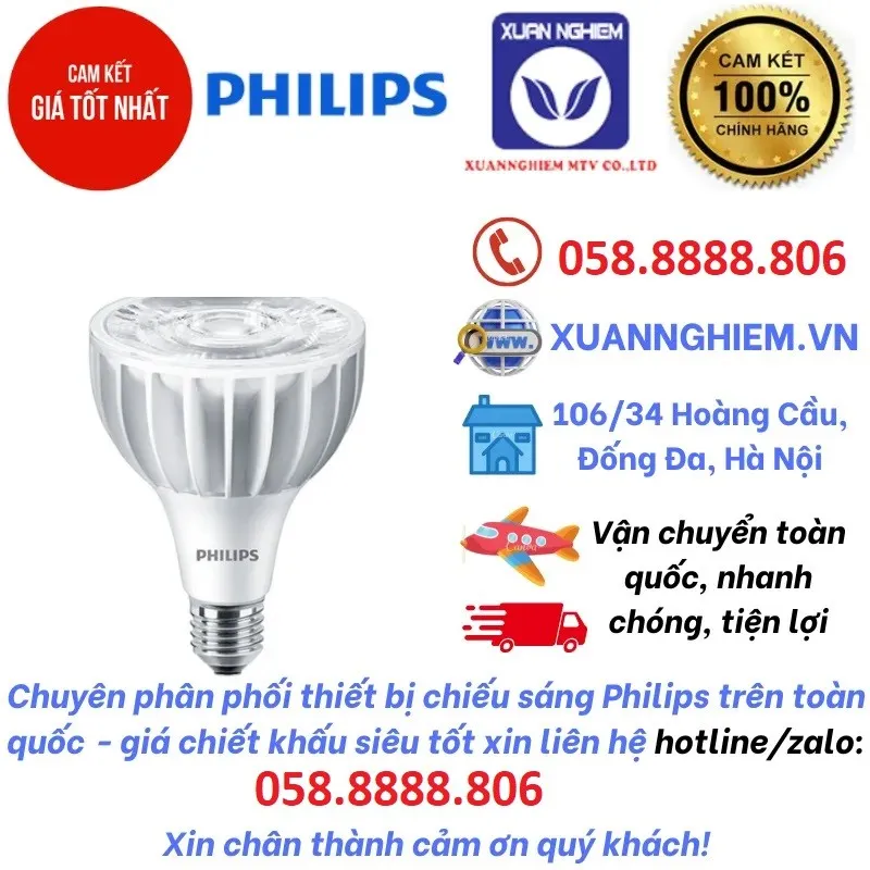 Bóng đèn cao áp Philips Master LED PAR30L 32W 30D 840