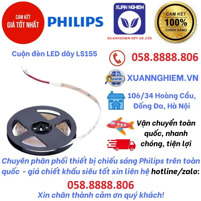 Cuộn đèn LED dây LS155 G4 12W 830 IP20